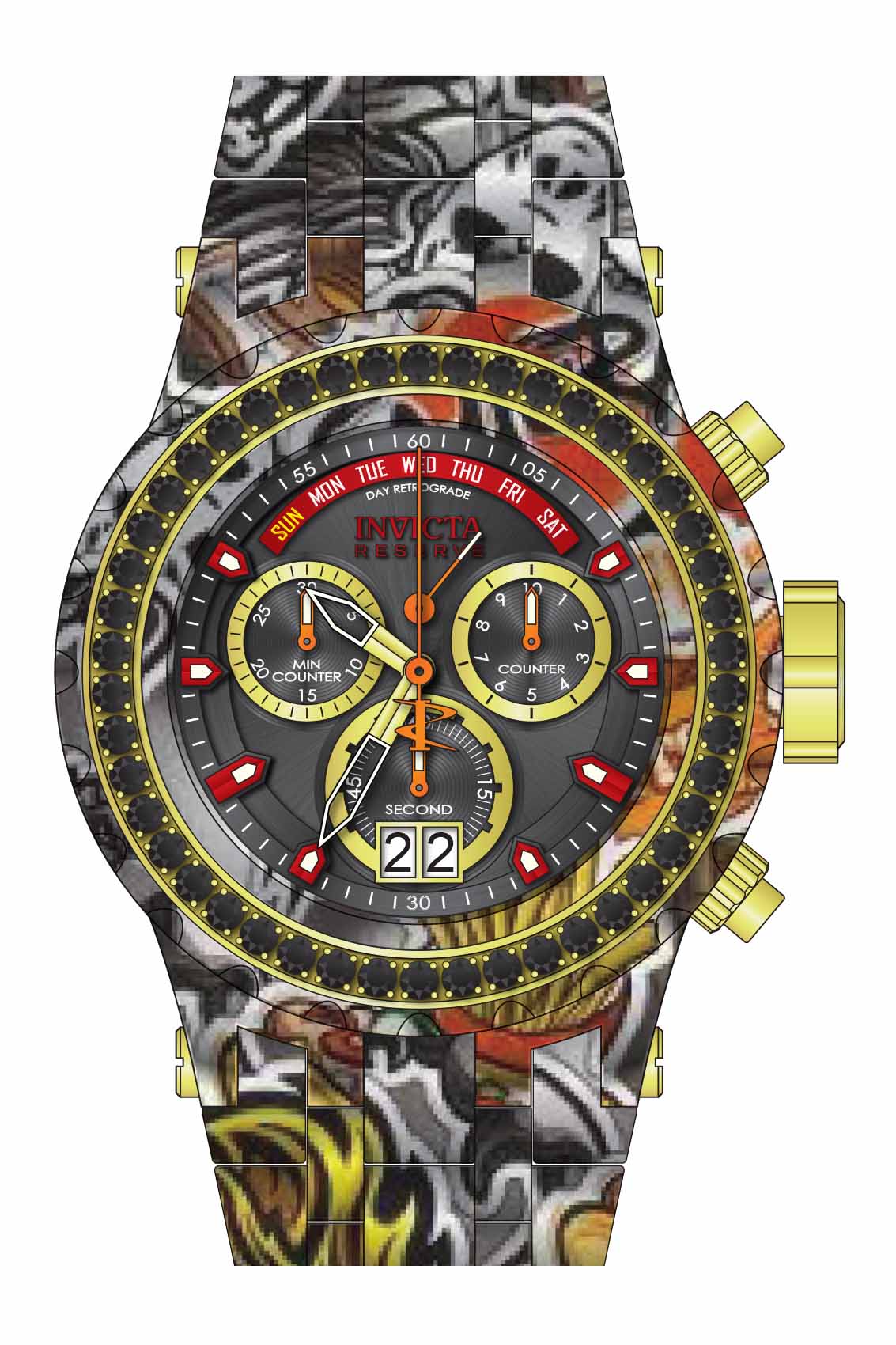 Band for Invicta Subaqua Men 35381