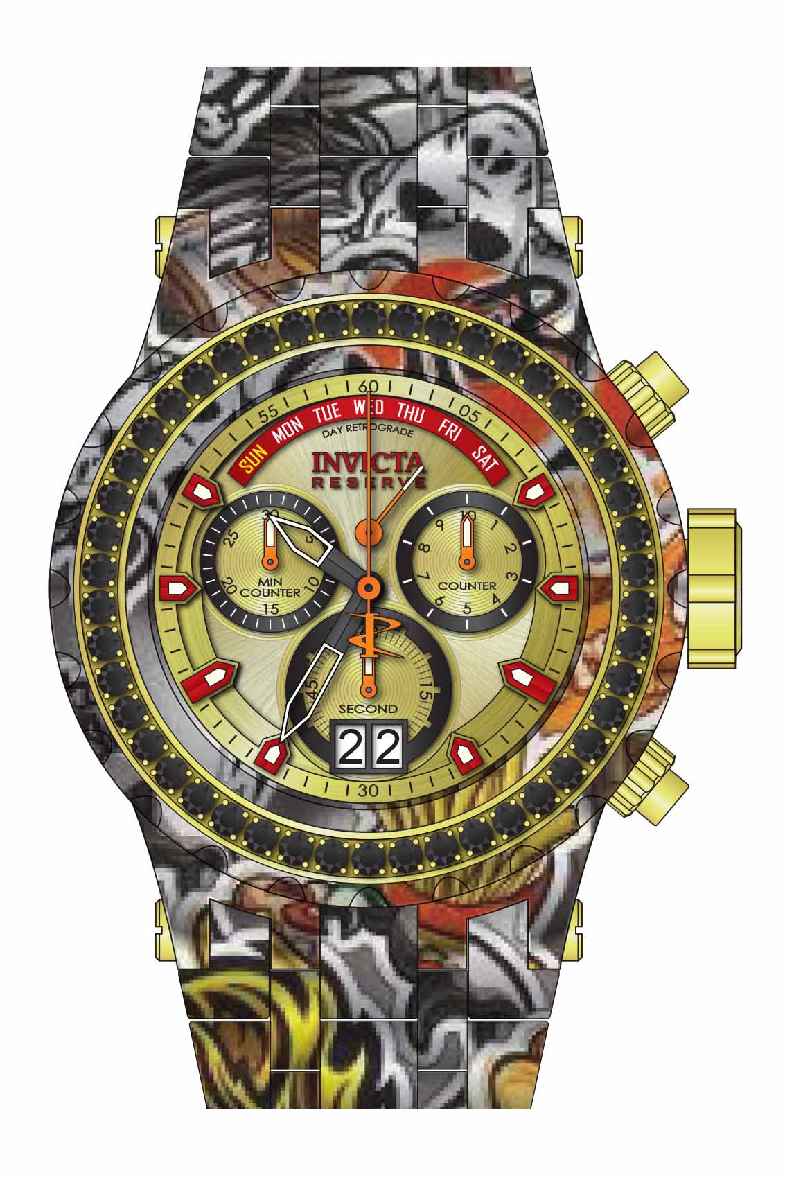Band for Invicta Subaqua Men 35382