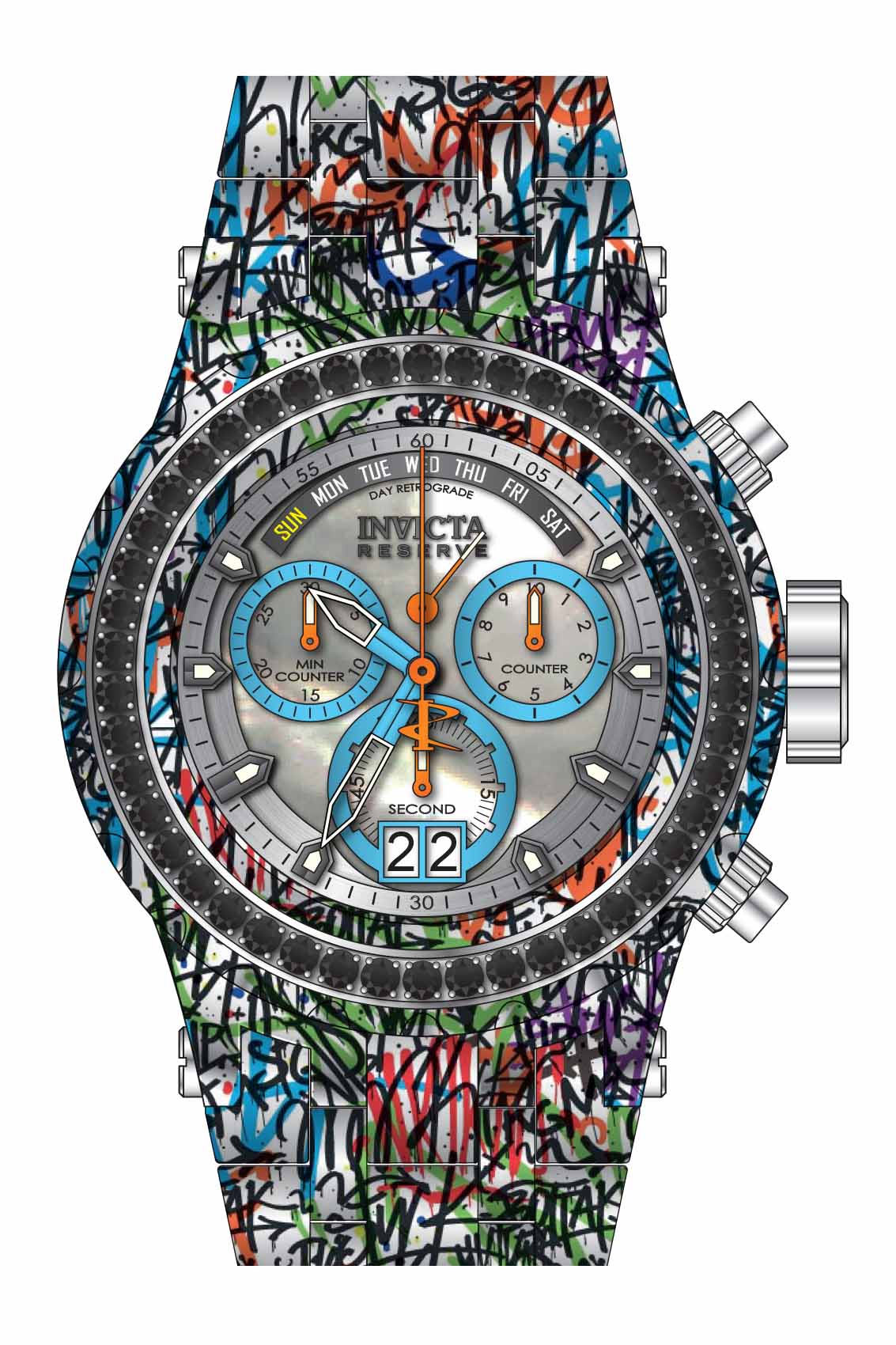 Band for Invicta Reserve Specialty Subaqua Men 35384