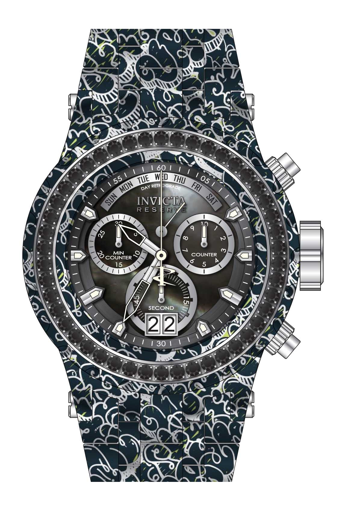 Band for Invicta Reserve Specialty Subaqua Men 35385