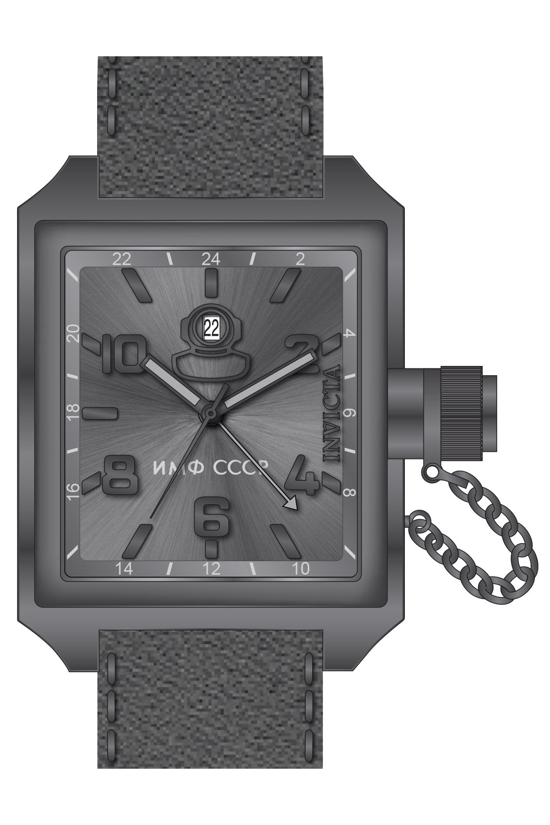 Band for Invicta Russian Diver Men 35419