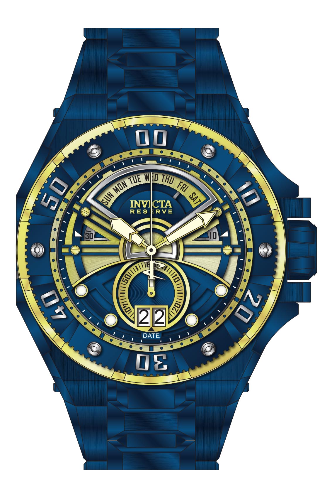 Parts for Invicta Reserve Stealth Bomber Men Blue Label 35363