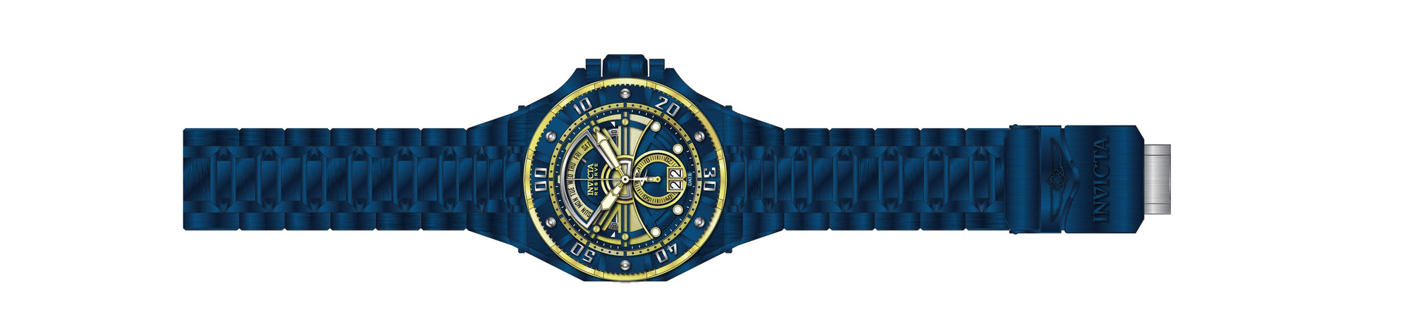 Band for Invicta Reserve Stealth Bomber Men Blue Label 35363