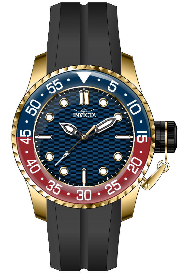 Band for Invicta Pro Diver Zager Exclusive Men 35660
