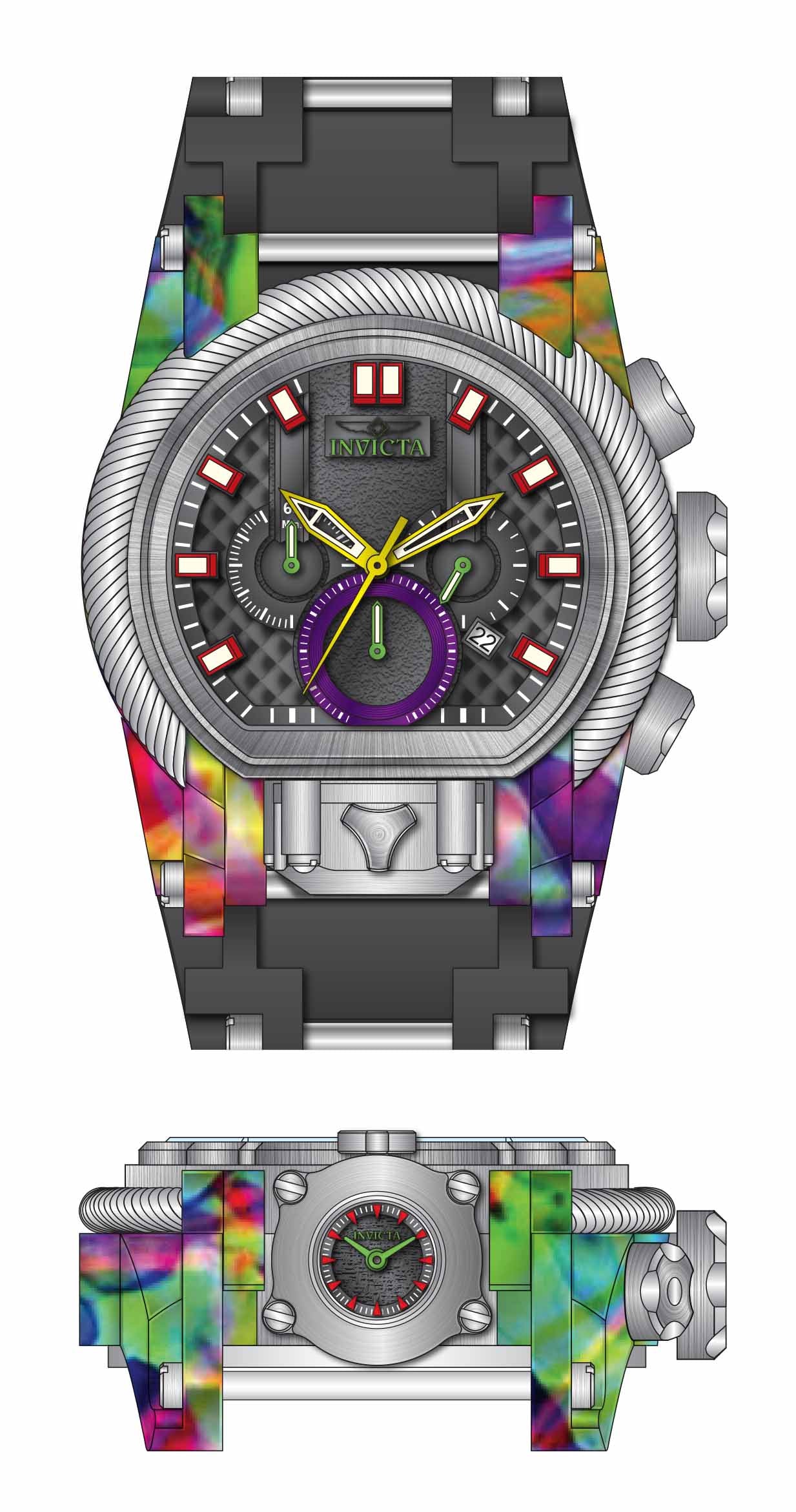 Parts for Invicta Bolt Men 35465