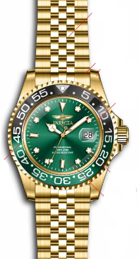 Parts for Invicta Pro Diver Men 36044