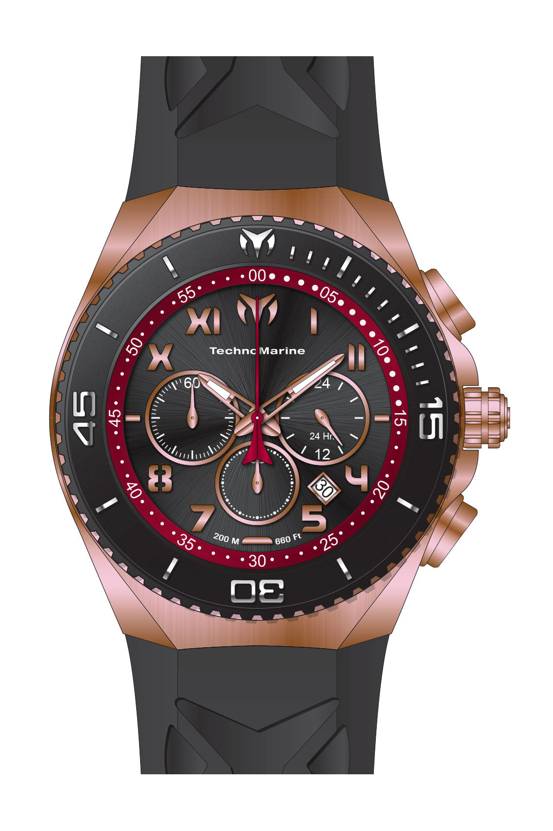 Band for Technomarine Ocean Manta TM-221046 - Invicta Watch Bands