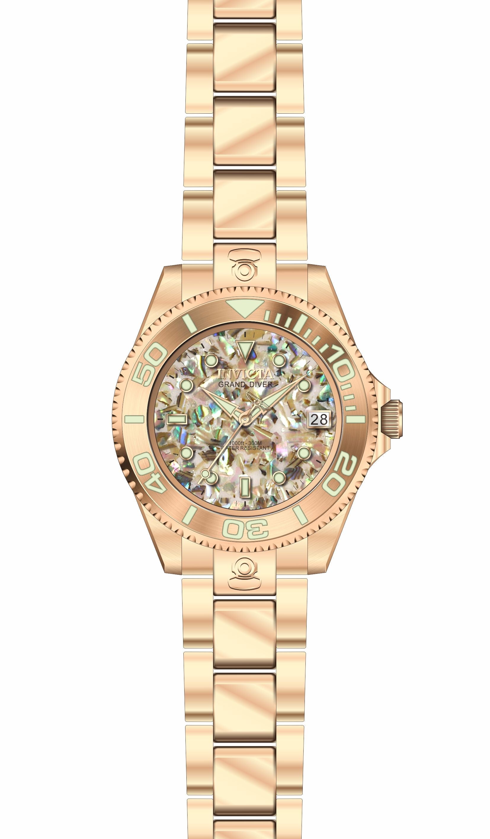 Parts for Invicta Pro Diver Lady 35763