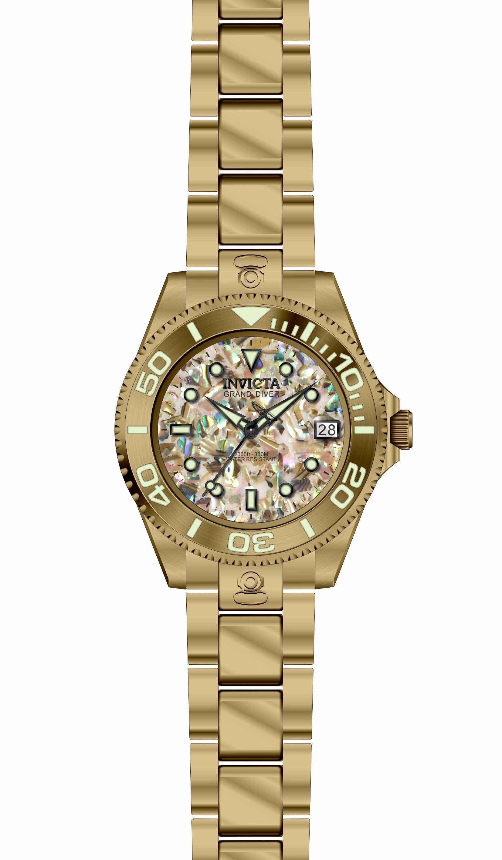 Parts for Invicta Pro Diver Lady 35765