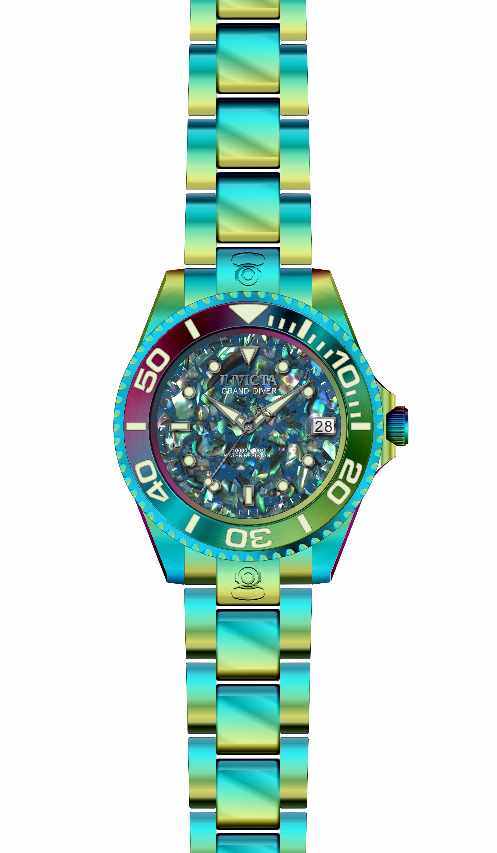 Parts for Invicta Pro Diver Lady 35766