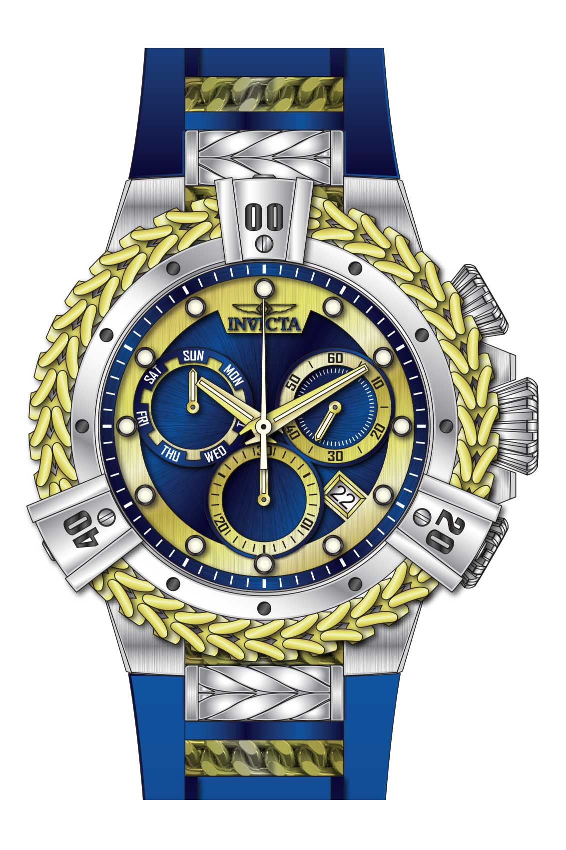 Band for Invicta Bolt Herc Men 35581