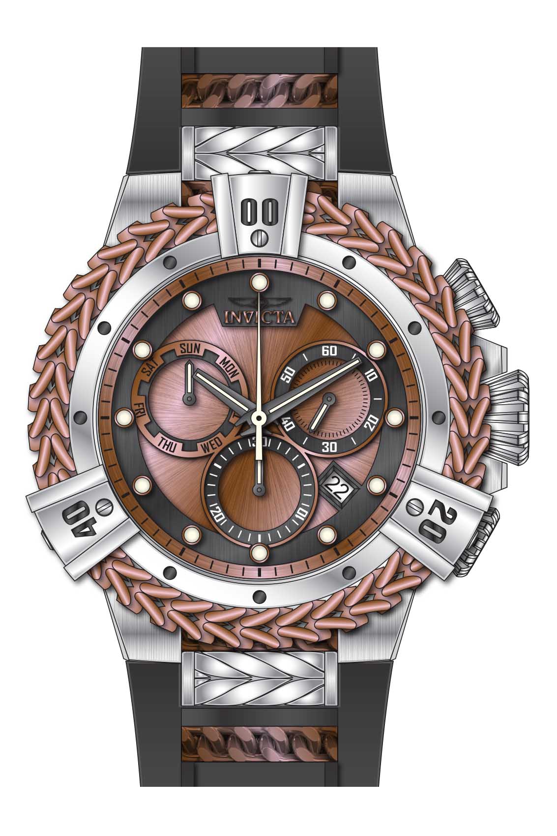 Band for Invicta Bolt Herc Men 35583