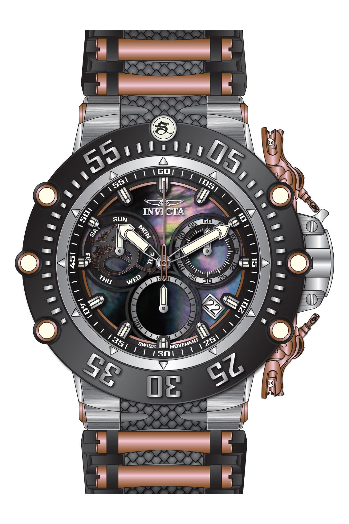 Band for Invicta Subaqua Men 33649