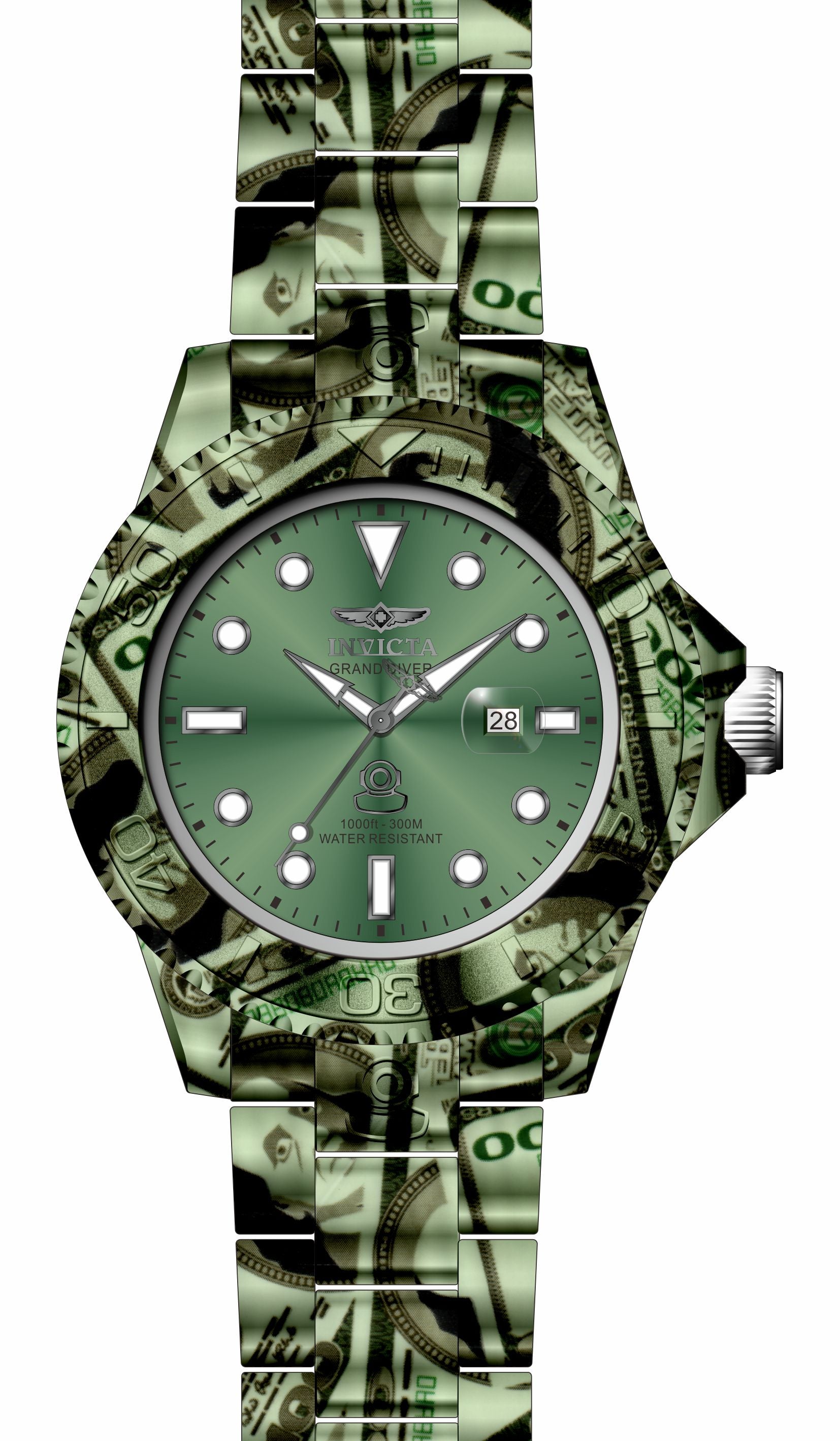 Parts for Invicta Pro Diver Men 36360