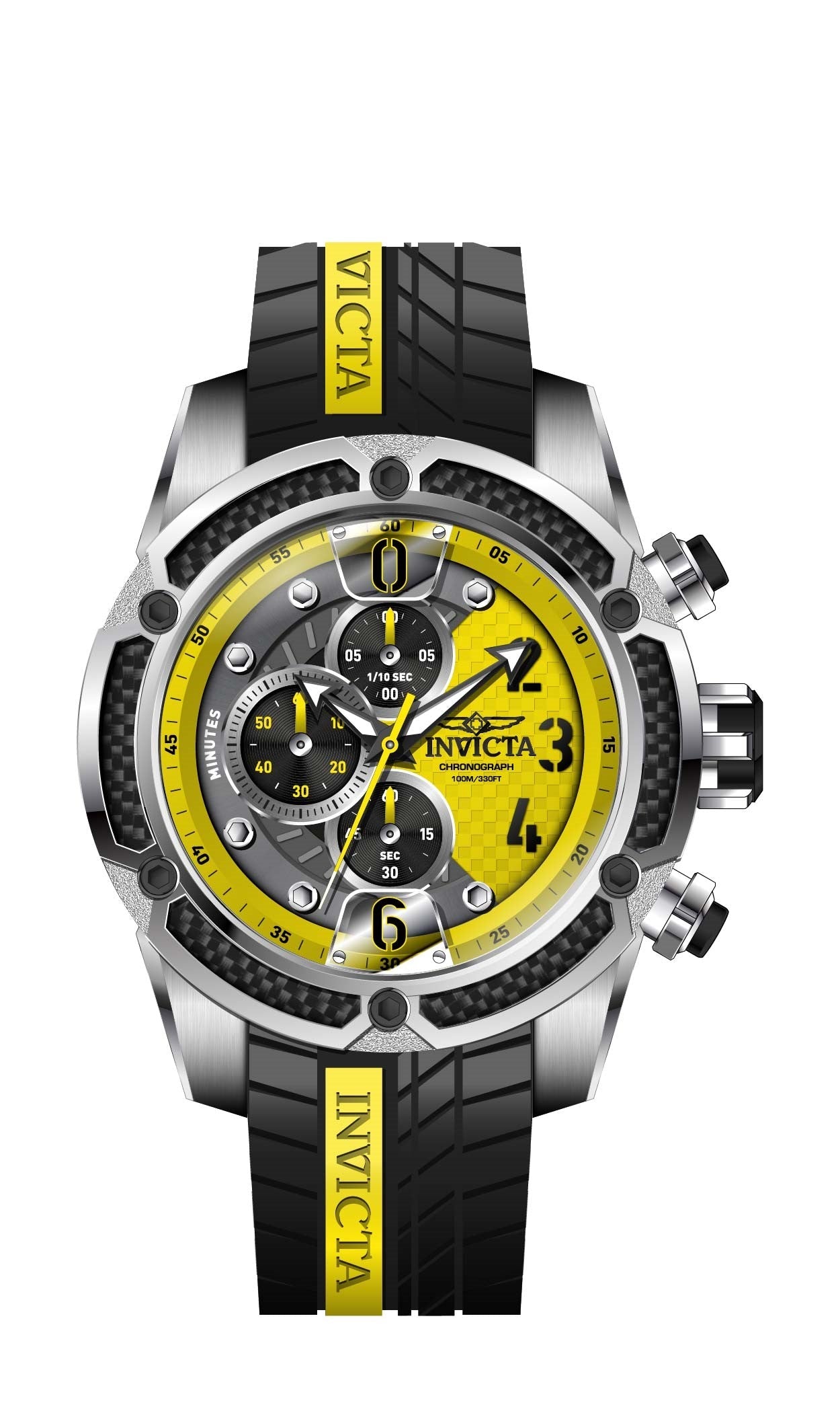 Band for Invicta S1 Rally Men 36429