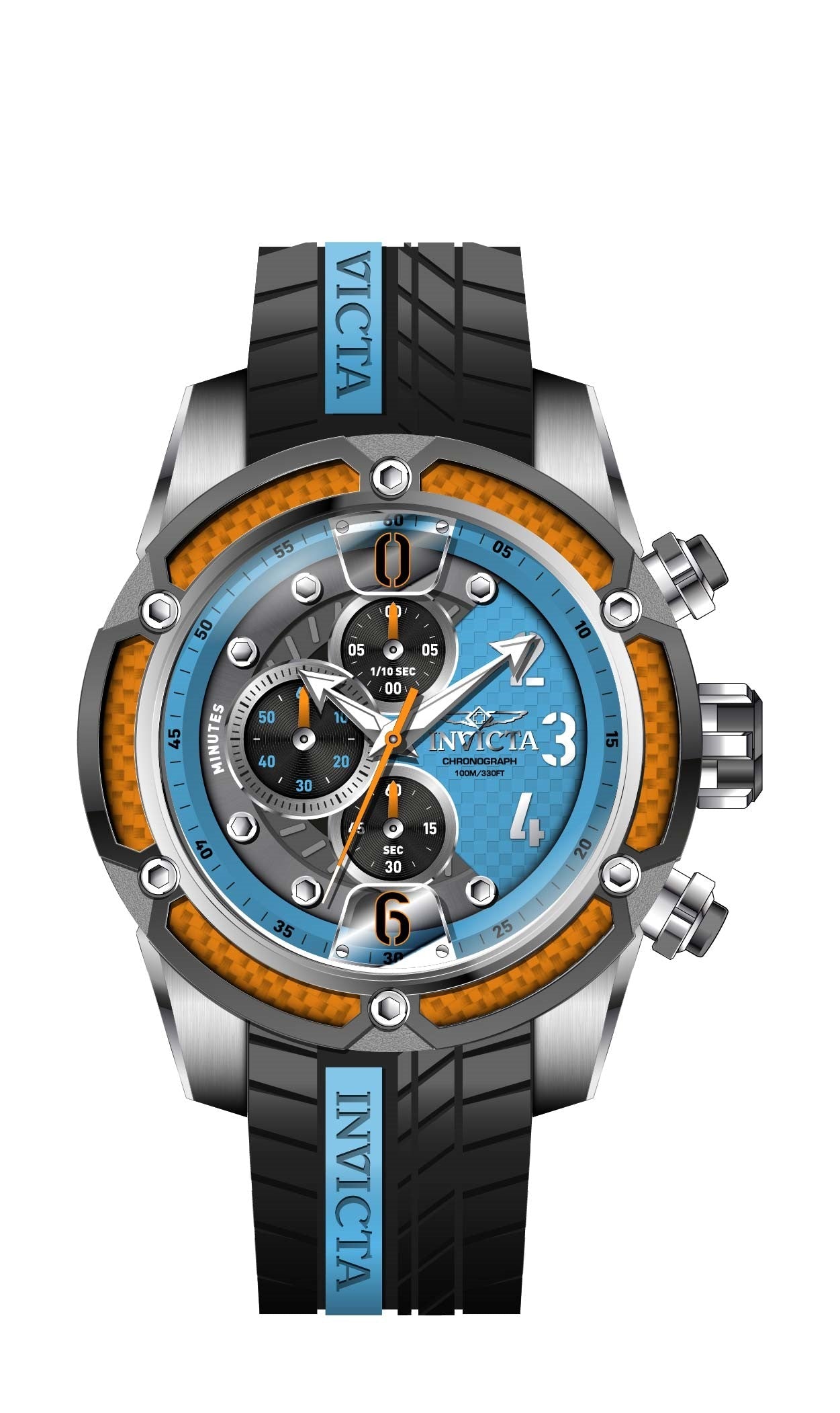 Band for Invicta S1 Rally Men 36430