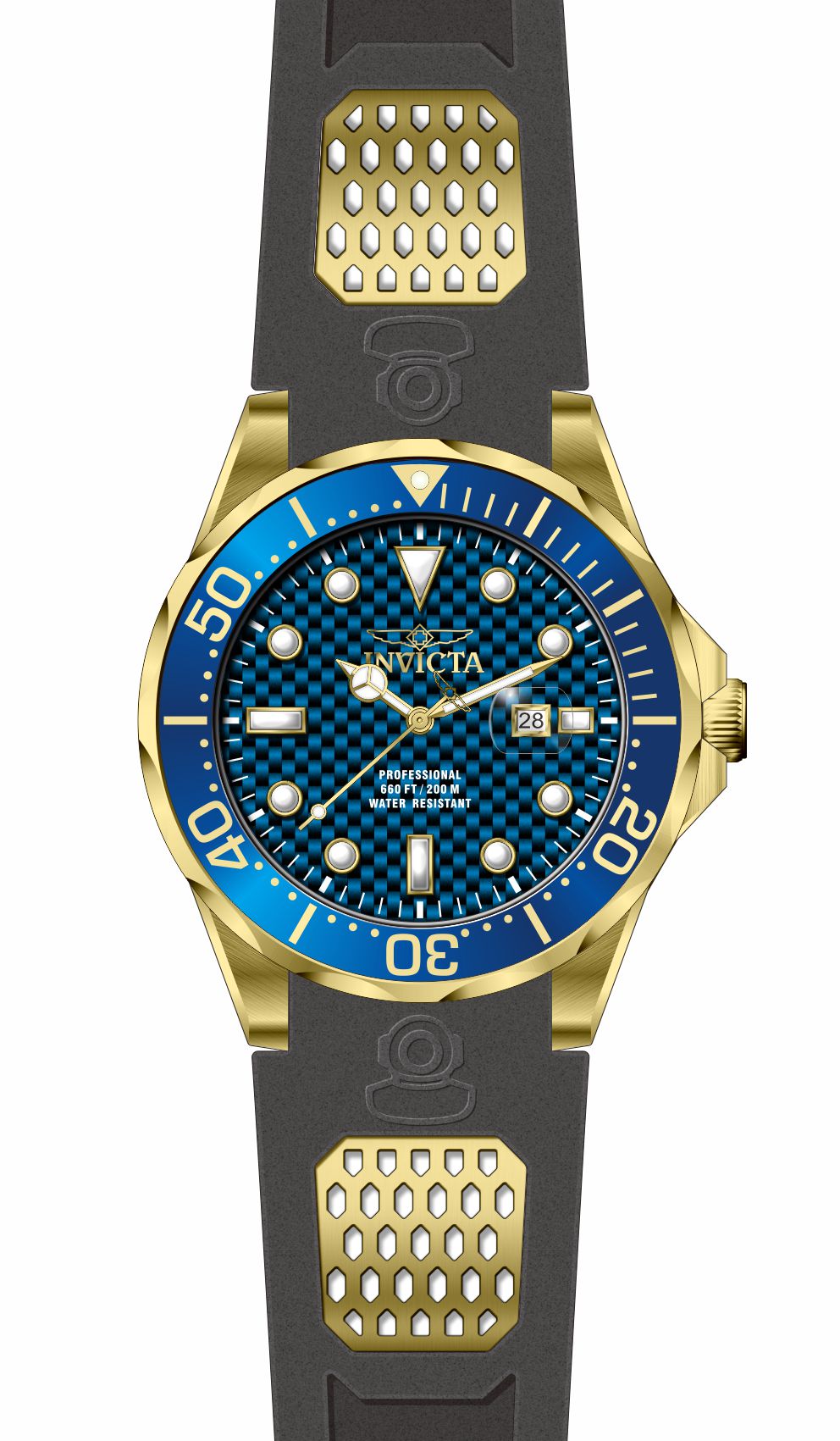 Band for Invicta Pro Diver Men 36554