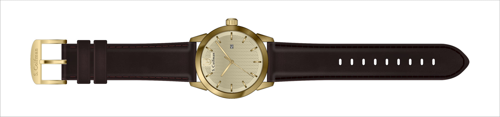 Band for S. Coifman Men's Leather Men SC0499