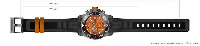 Band for Invicta Pro Diver 11224 Polyurethane Strap
