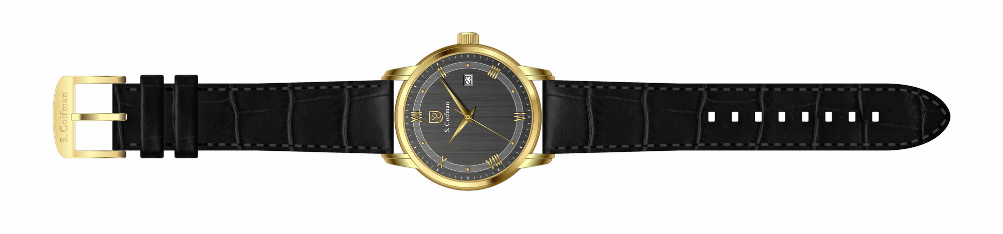 Band for S. Coifman Men's Leather Men SC0539