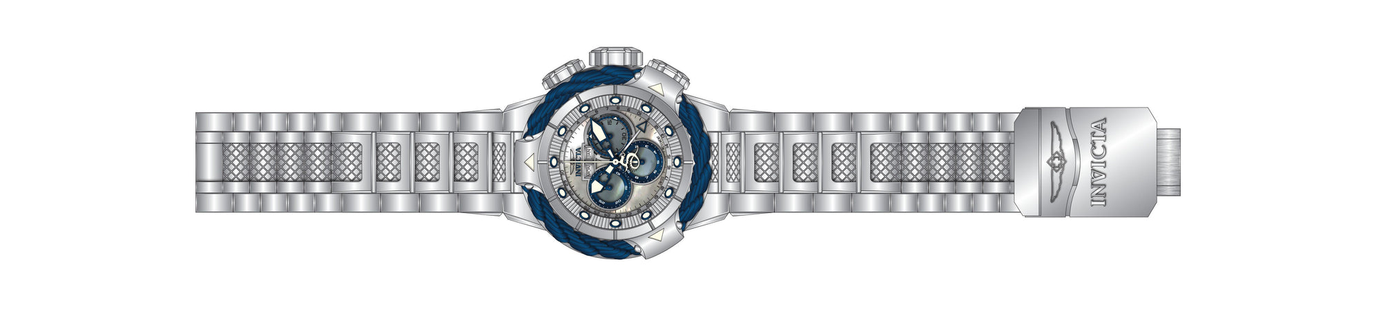 Band for Invicta Subaqua Alpha Men 36008