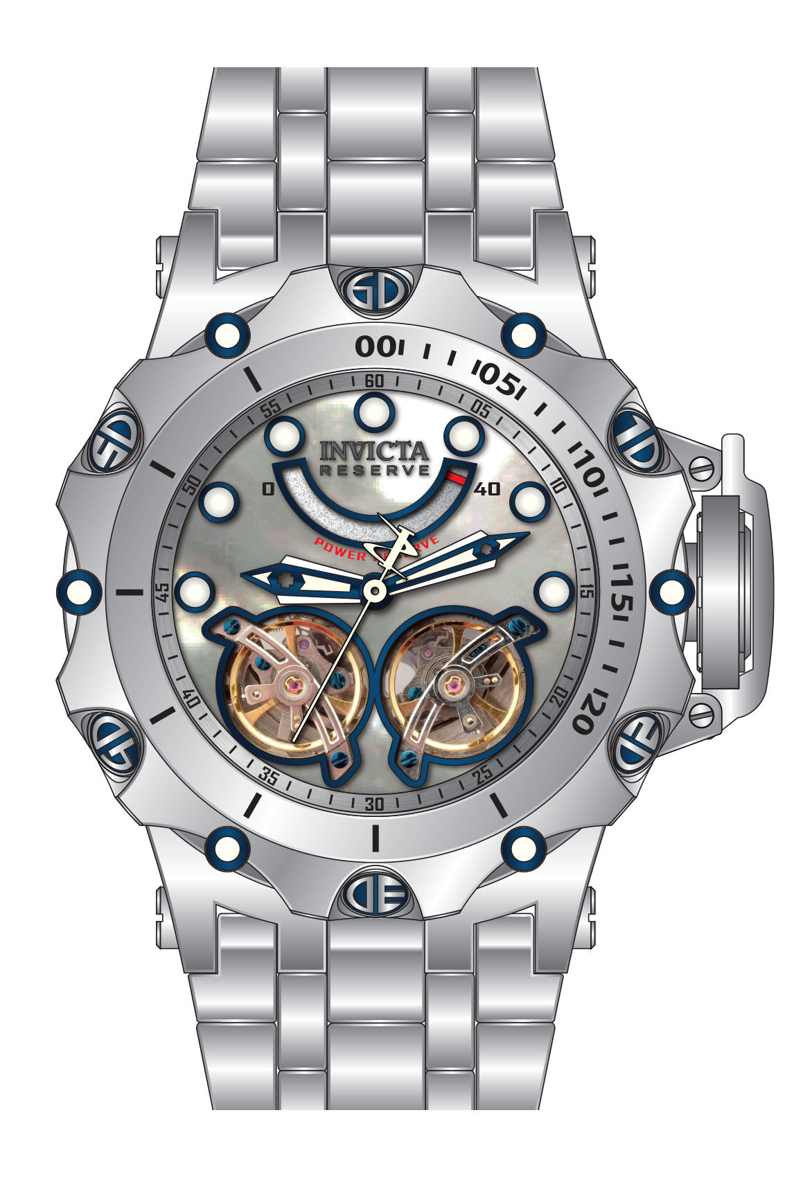 Parts for Invicta Reserve Venom Men 36020