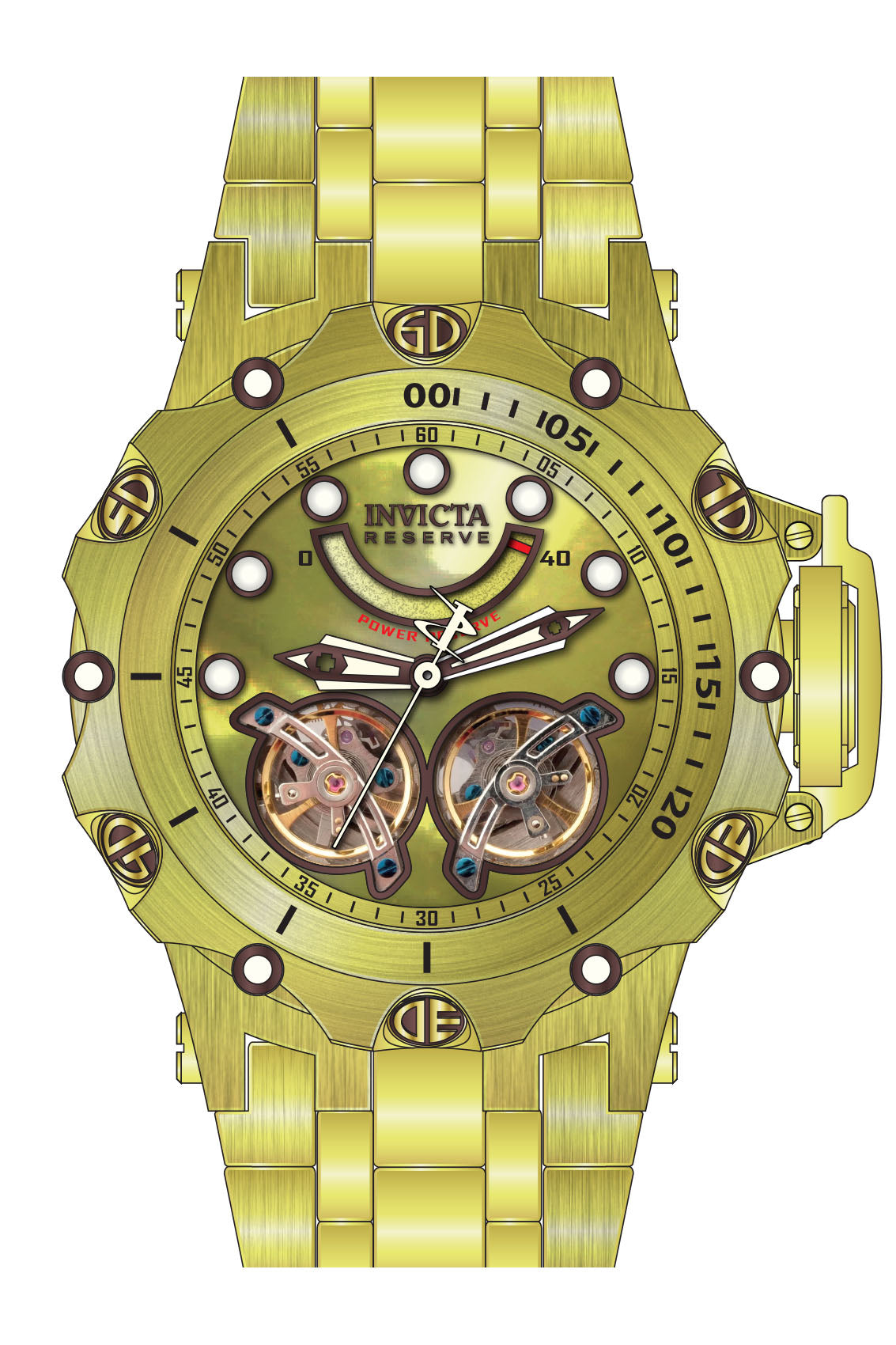 Band for Invicta Reserve Venom Men 36019