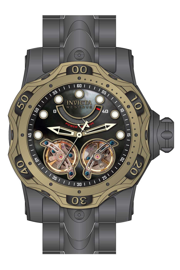 Band for Invicta Reserve Venom Men 35989 - Invicta Watch Bands