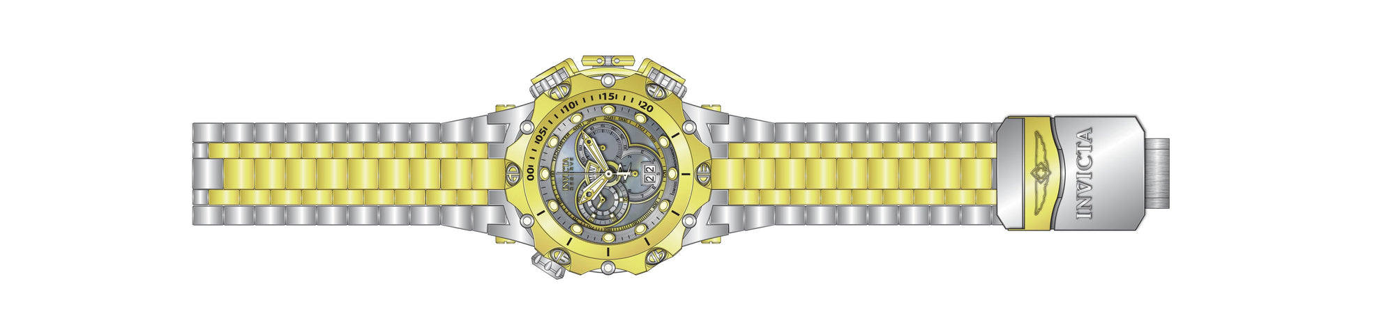 Band for Invicta Reserve Venom Men 35651