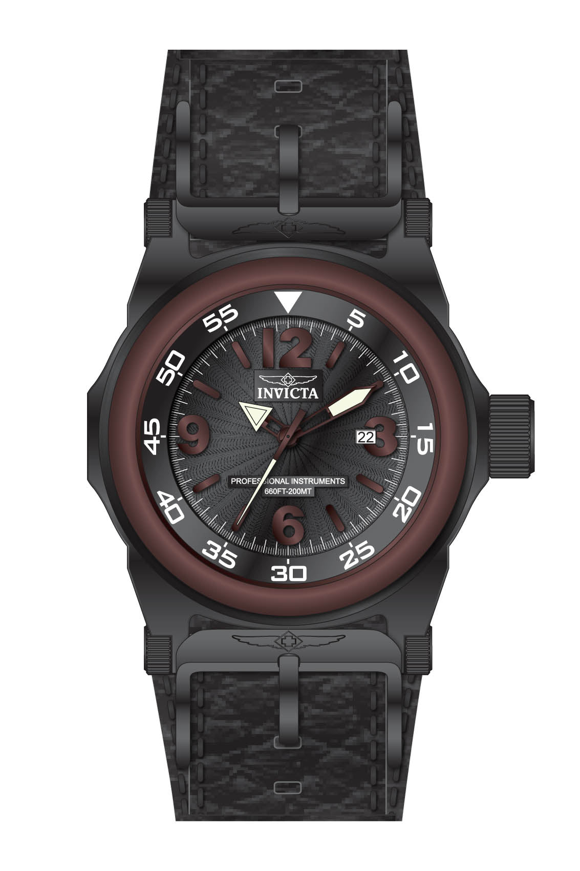 Band for Invicta I-Force Men 35678
