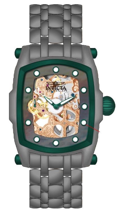 Band for Invicta Lupah Men 36874