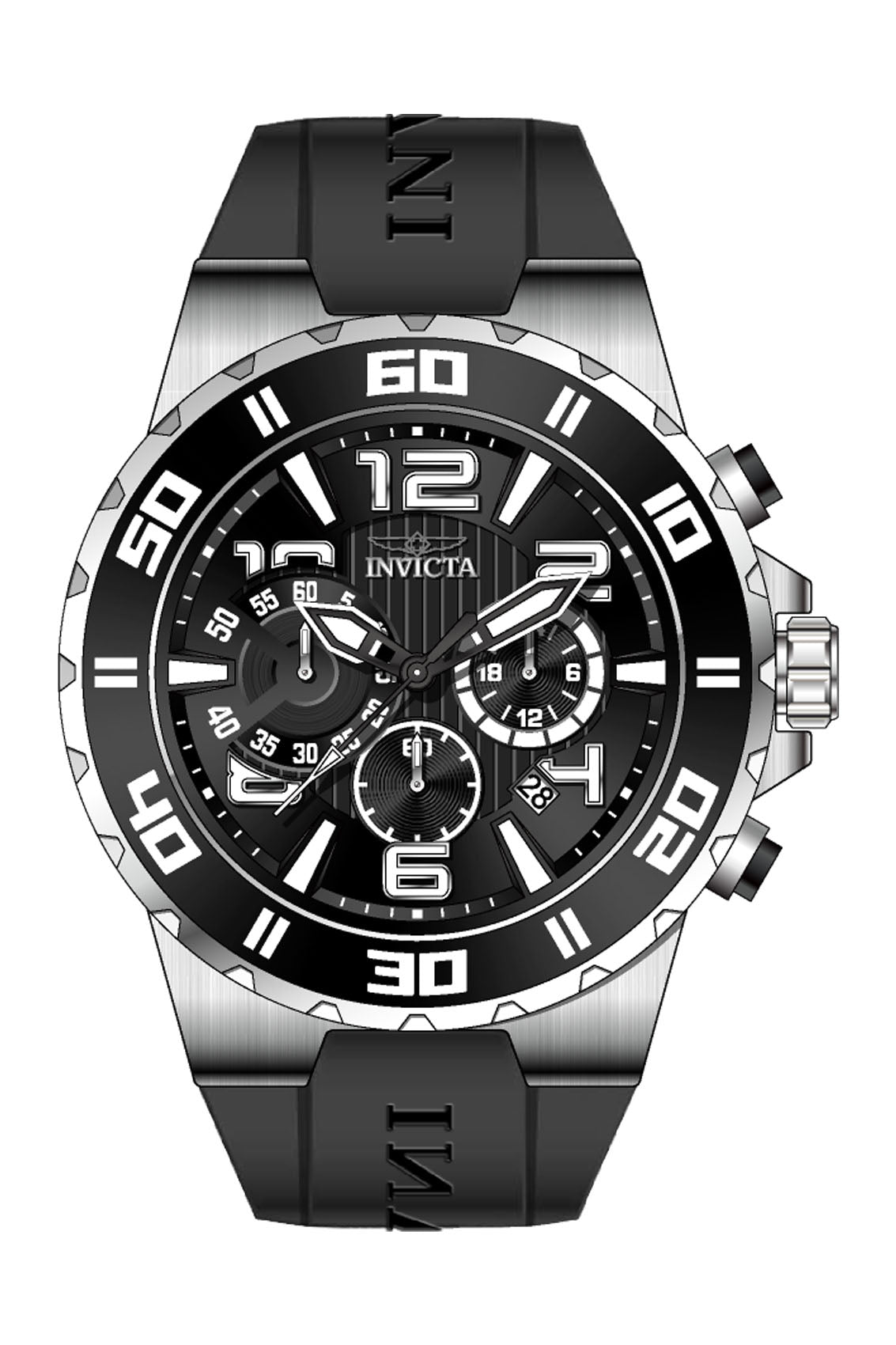 Band for Invicta Pro Diver Men 30936