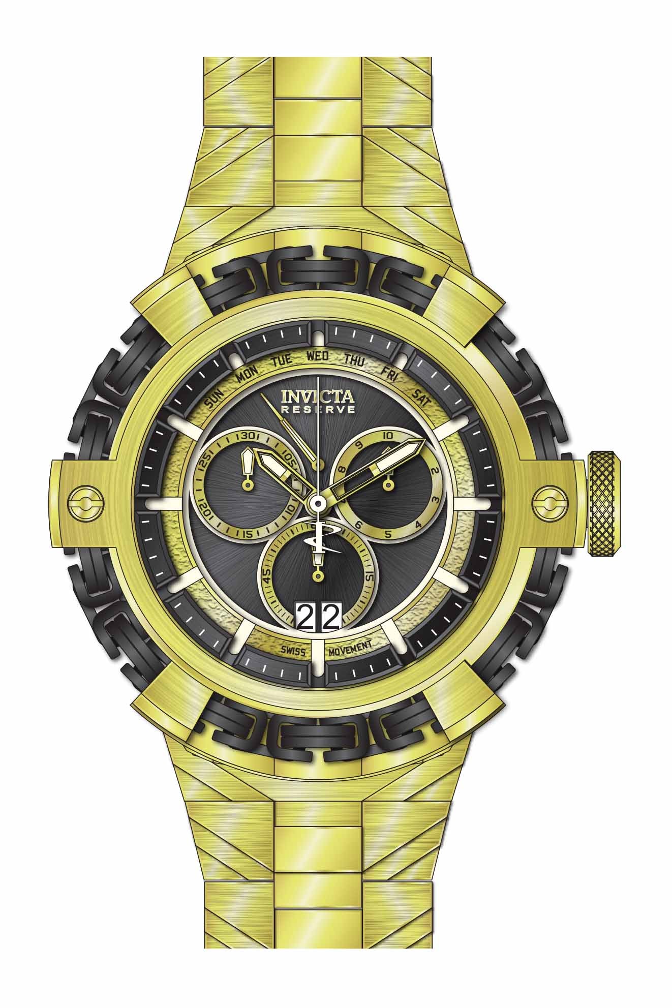 Parts for Invicta Reserve Wolf King Men 36186