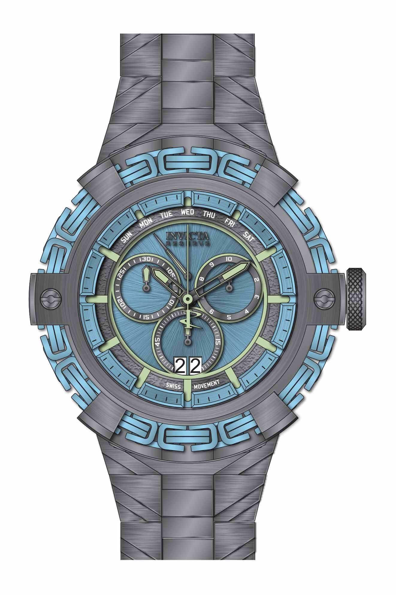 Band for Invicta Reserve Wolf King Men 36190