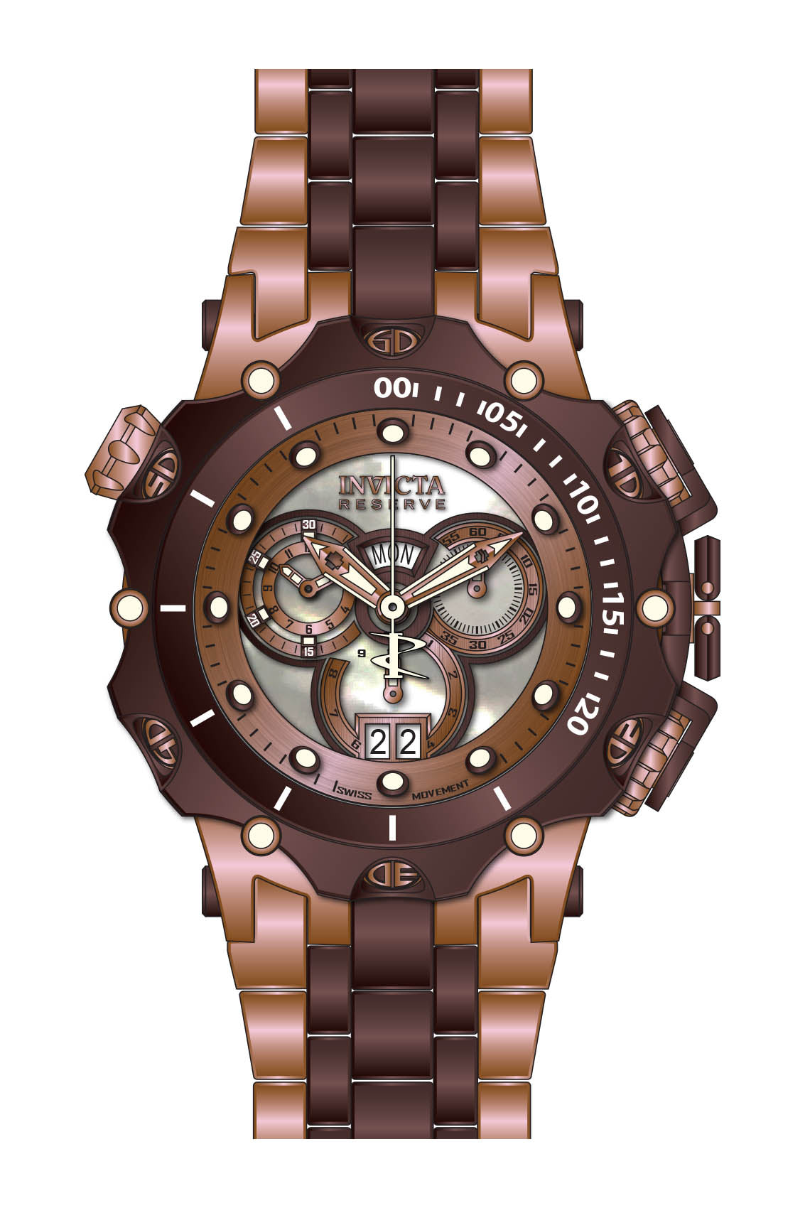 Parts for Invicta Reserve Venom men 36584