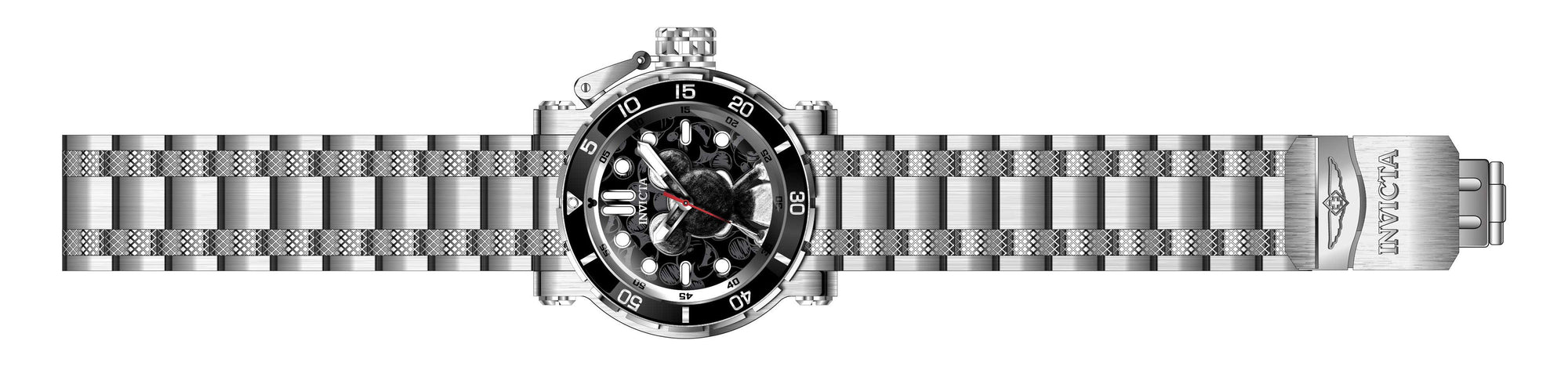 Band for Invicta Disney Limited Edition Mickey Mouse Men 35071