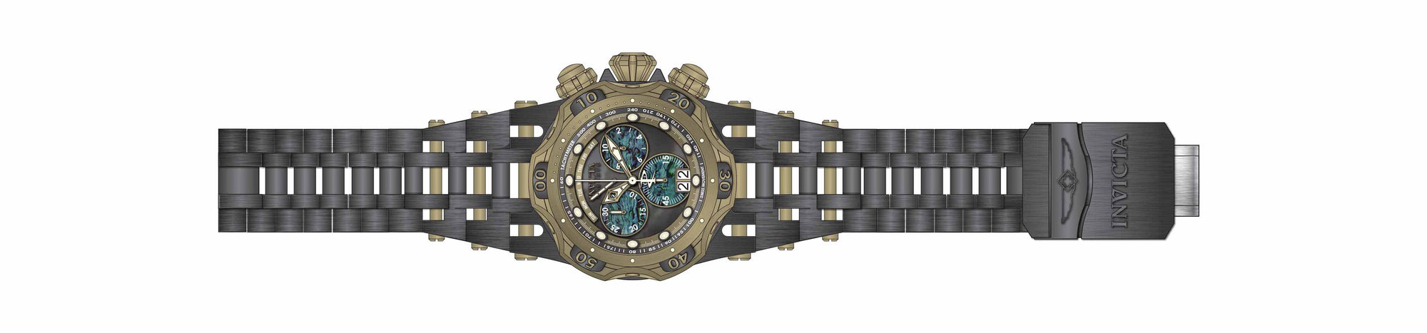 Band for Invicta Reserve Chaos Men 36296