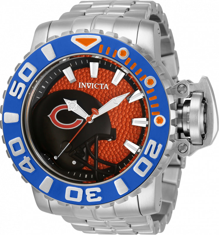 Band for Invicta NFL 33001 Chicago Bears
