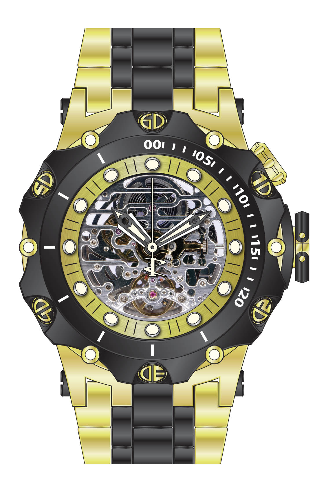 Band for Invicta Reserve Venom Men 36660