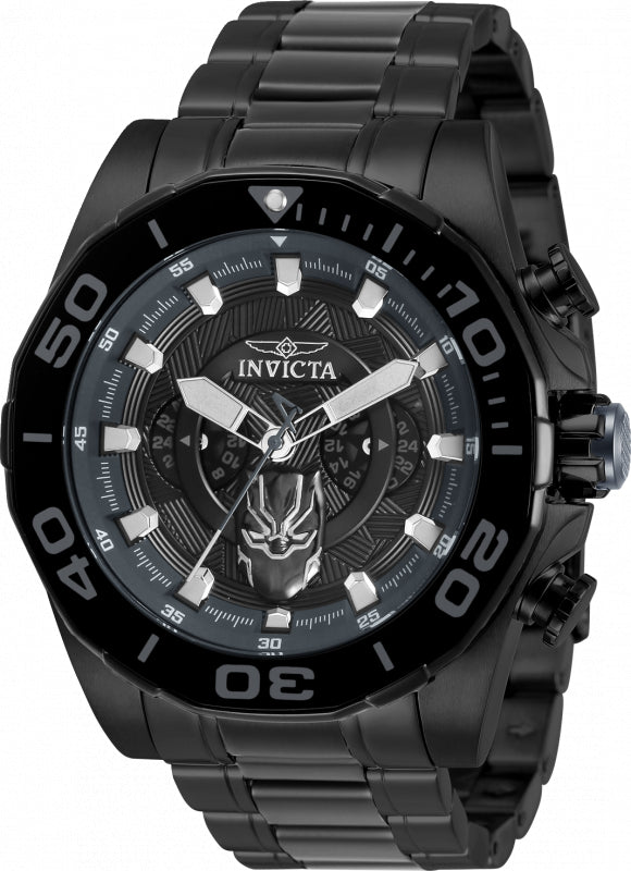 Band for Invicta Marvel 33149 Black Panther