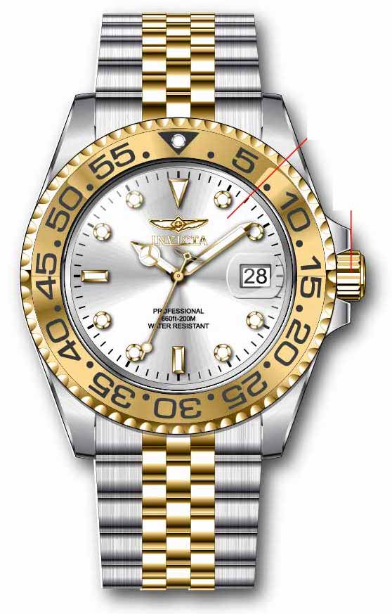 Parts for Invicta Pro Diver Lady 37162