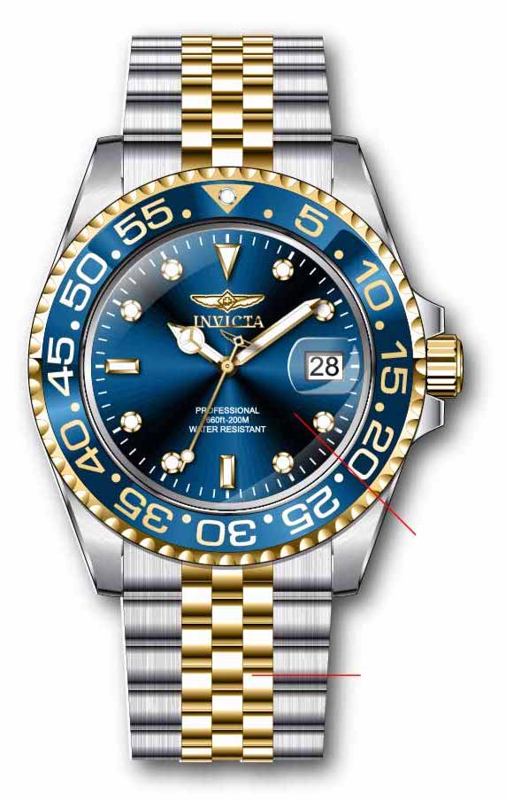 Parts for Invicta Pro Diver Lady 37164