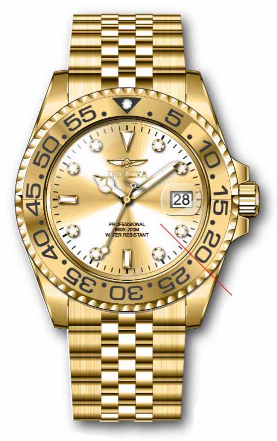Parts for Invicta Pro Diver Lady 37165