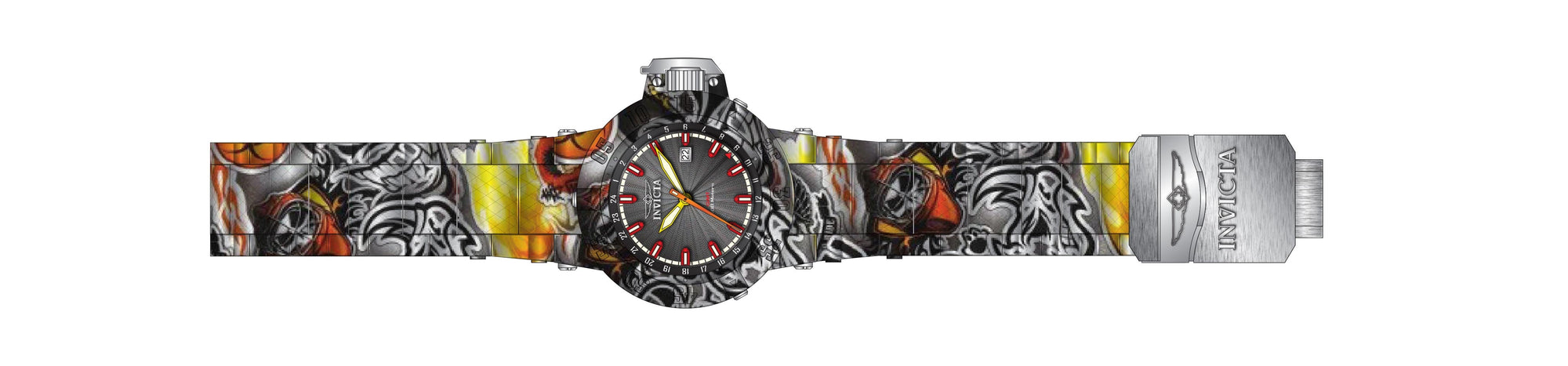Parts for Invicta Subaqua Zager Exclusive Men 36745