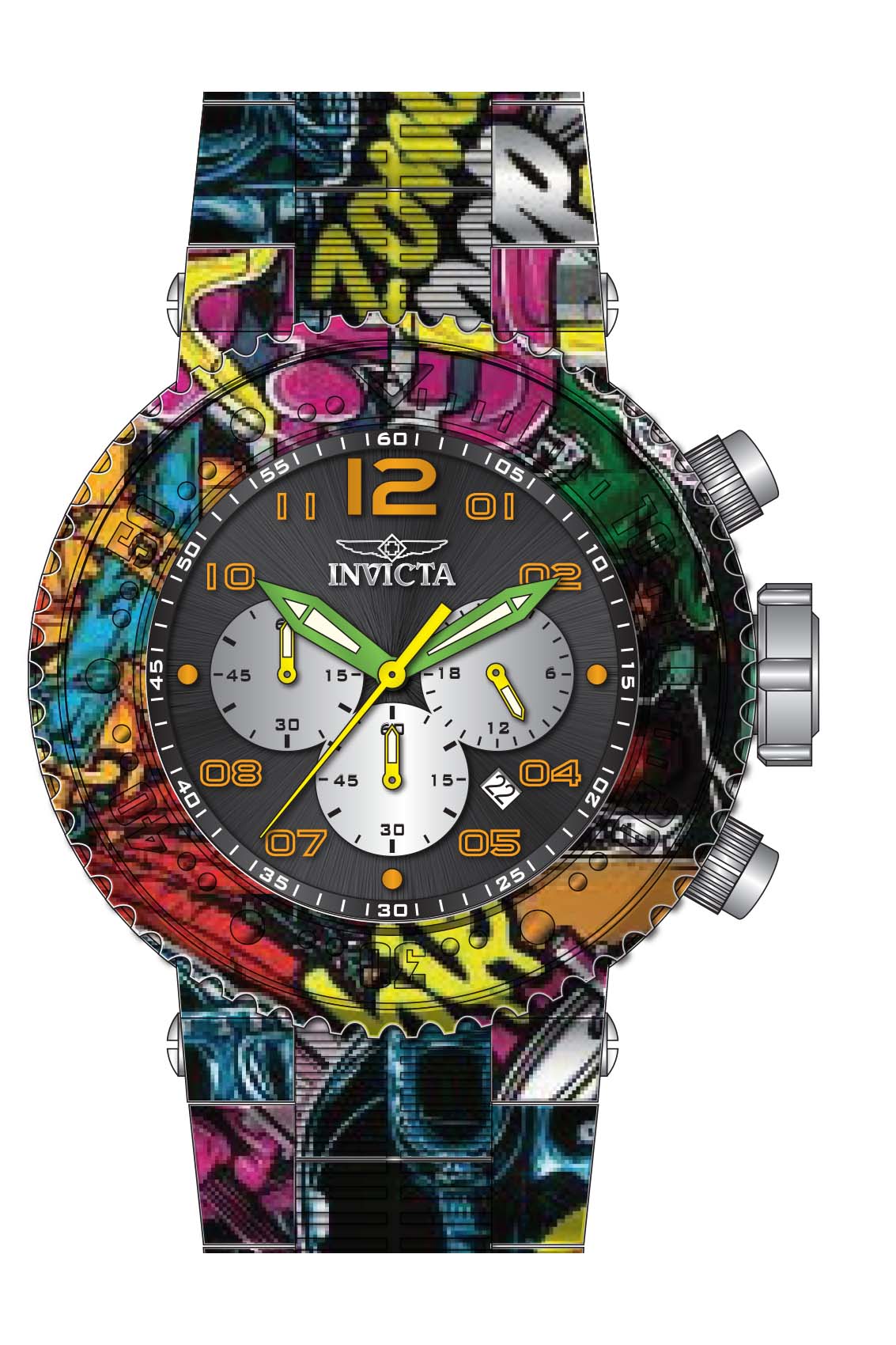 Parts for Invicta Pro Diver Zager Exclusive Men 36776