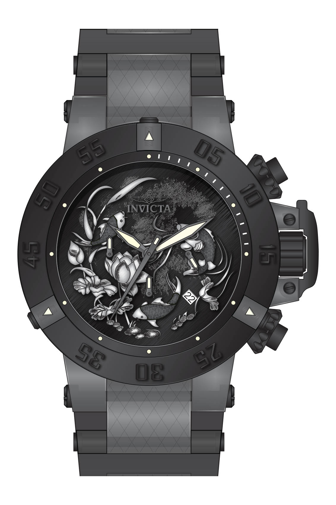 Band for Invicta Subaqua Zager Exclusive Men 37040