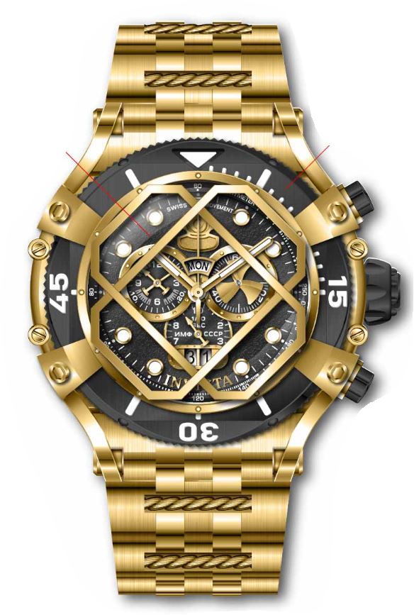 Parts for Invicta Pro Diver Men 37174