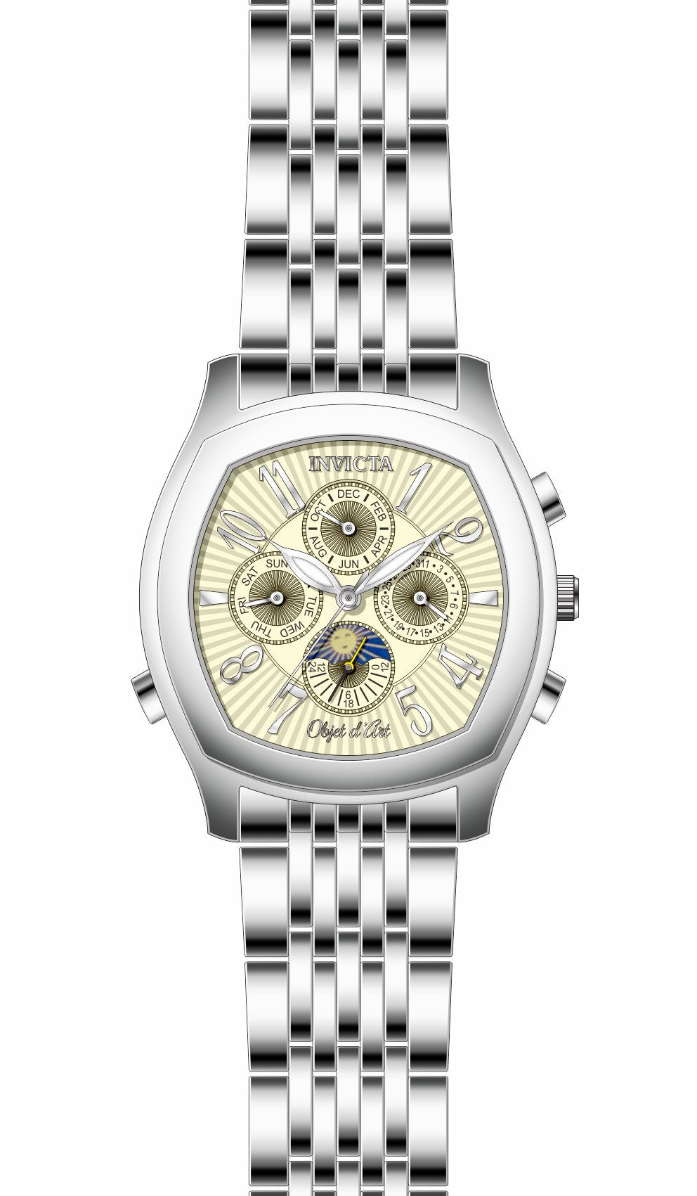 Parts for Invicta Objet D Art Men 37656