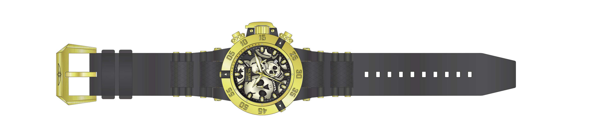 Parts for Invicta Subaqua Zager Exclusive Men 37327