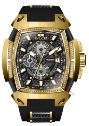 Band for Invicta S1 Rally Diablo Men 37788